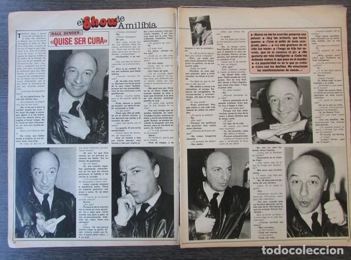 Coleccionismo de Revistas y Peri&oacute;dicos: RECORTE REVISTA SEMANA 2316 1984 MIREILLE DARC, RA&Uacute;L SENDER