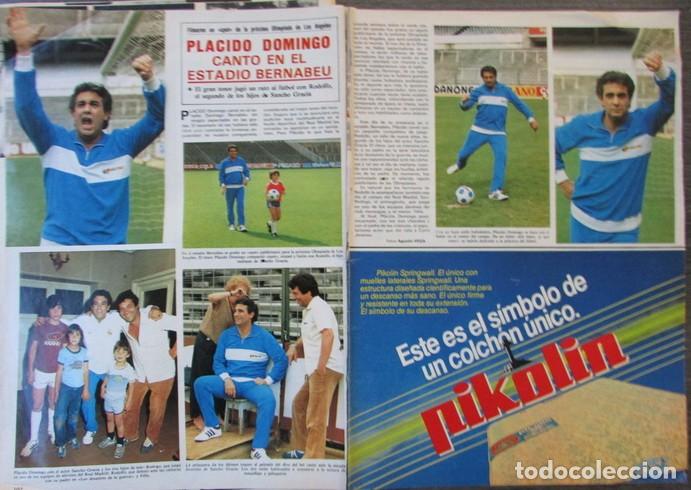 Coleccionismo de Revistas y Peri&oacute;dicos: RECORTE REVISTA SEMANA 2316 1984 PL&Aacute;CIDO DOMINGO. VICTORIA VERA