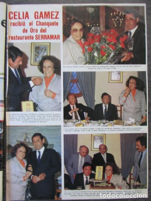 Coleccionismo de Revistas y Peri&oacute;dicos: RECORTE REVISTA SEMANA 2316 1984 CELIA G&Aacute;MEZ