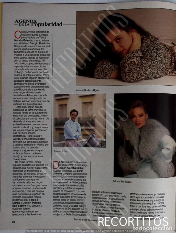 Coleccionismo de Revistas y Peri&oacute;dicos: AITANA SANCHEZ GIJON IMANOL ARIAS PALOMA SAN BASILIO