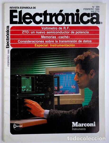 Collezionismo di Riviste e Giornali: Revista Espa&ntilde;ola de Electr&oacute;nica. N&ordm; 399. Febrero 1988