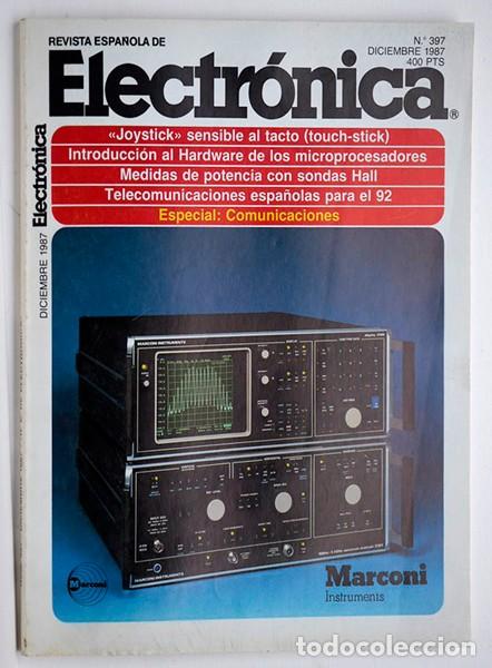 Collezionismo di Riviste e Giornali: Revista Espa&ntilde;ola de Electr&oacute;nica. N&ordm; 387. Diciembre 1987