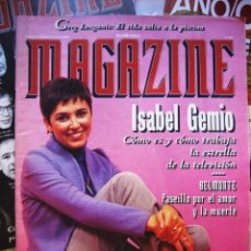 Coleccionismo de Revistas y Periódicos: MAGAZINE EL MUNDO 280. ISABEL GEMIO BELMONTE HIROSHIMA JODIE FOSTER CARL LEWIS NIEVES HERRERO (1995)