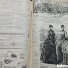 Coleccionismo de Revistas y Periódicos: LA MODE ILLUSTRE JOURNAL DE LA FAMILLE 1887 PERIODICO DE MODA FRANCÉS, GRABADOS TRAJES, SOMBREROS.... Lote 393607214
