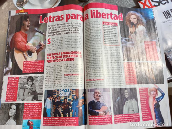 Coleccionismo de Revistas y Peri&oacute;dicos: RAFFAELLA LABORDETA CARRA CECILIA ROCIO JURADO JARCHA MASSIEL SERRAT LUIS EDUARDO AUTE