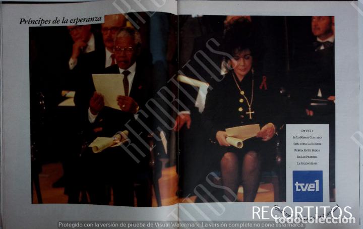 Coleccionismo de Revistas y Peri&oacute;dicos: ELIZABETH TAYLOR NELSON MANDELA ANUNCIO PUBLICIDAD