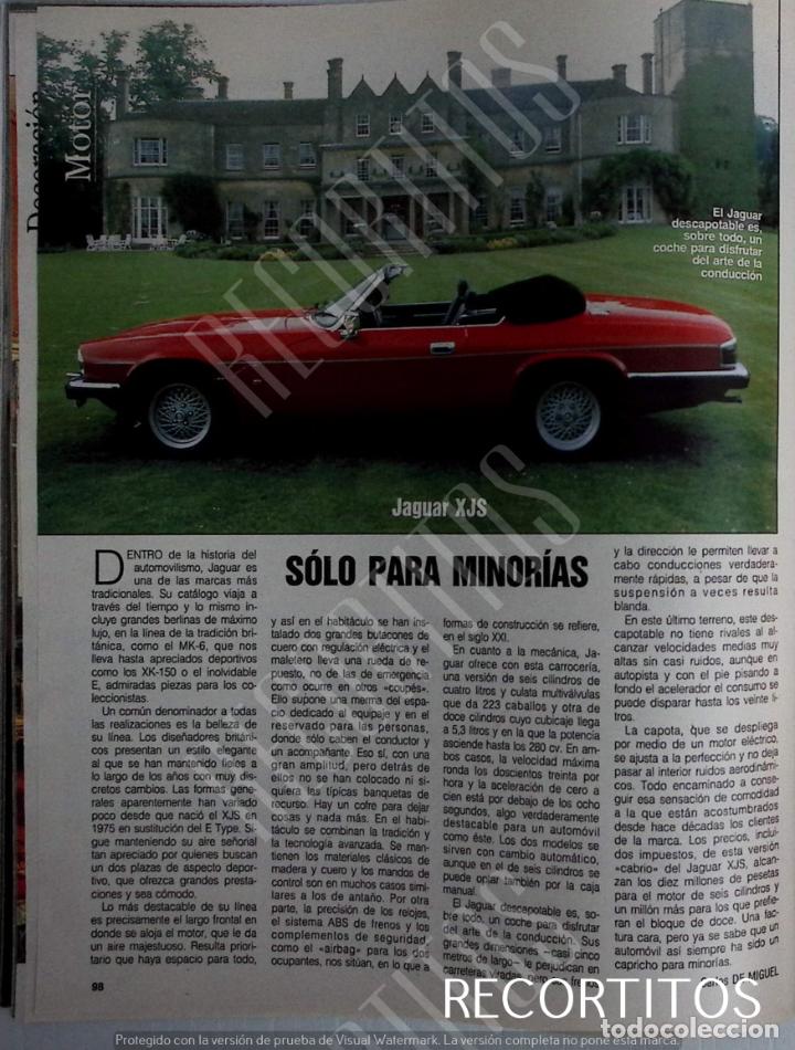 Coleccionismo de Revistas y Peri&oacute;dicos: JAGUAR XJS