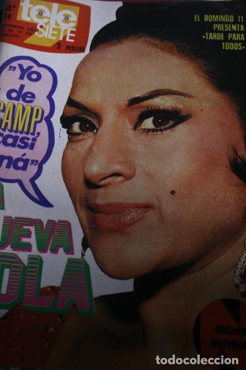 Coleccionismo de revistas y peri&oacute;dicos: LOLA FLORES NOSE BODALO JAMES GARNER 12 HOMBRES SIN PIEDAD TELE SIETE 1973