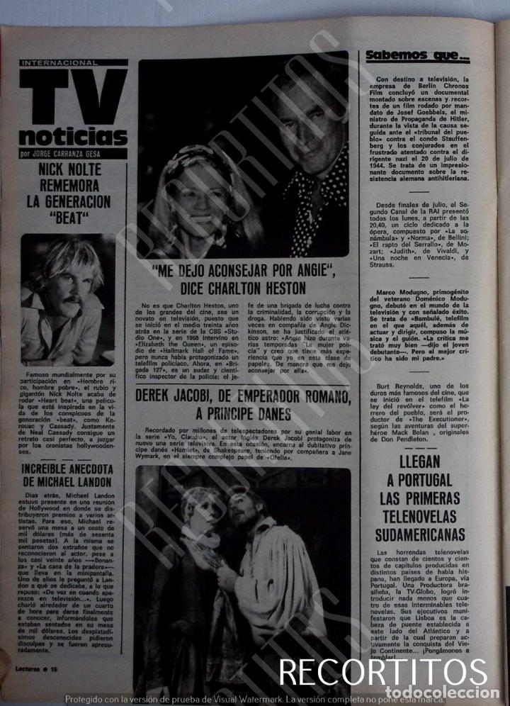 Coleccionismo de Revistas y Peri&oacute;dicos: NICK NOLTE ANGIE DICKINSON CHARLTON HESTON DEREK JACOBI
