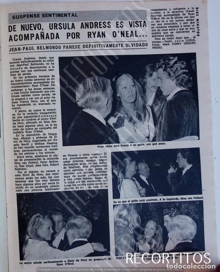 Collectionnisme de Revues et Journaux: URSULA ANDRESS RYAN ONEAL