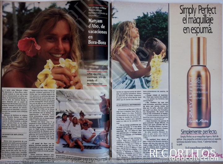 Coleccionismo de Revistas y Peri&oacute;dicos: MARYAM D'ABO JAMES BOND GIRL 007