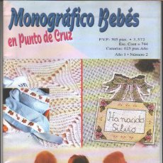 Coleccionismo de Revistas y Periódicos: MONOGRÁFICO BEBES. PUNTO DE CRUZ - ”COSTURA, PUNTO DE CRUZ, GANCHILLO, ETC...”. Lote 394191264