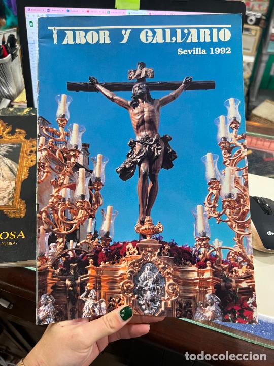 Coleccionismo de Revistas y Peri&oacute;dicos: REVISTA TABOR Y CALVARIO - SEVILLA 1992 - SEMANA SANTA