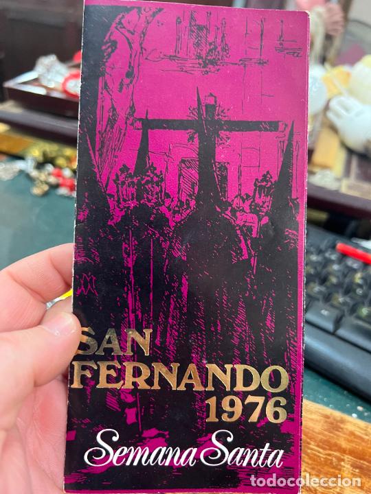 Coleccionismo de Revistas y Peri&oacute;dicos: PROGRAMA ITINERARIO SEMANA SANTA DE SAN FERNANDO 1976