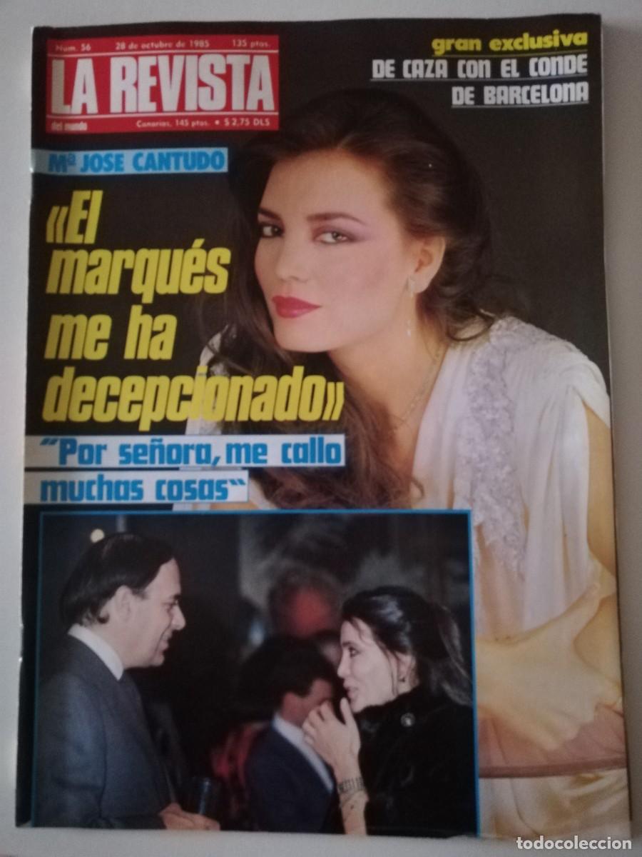 Coleccionismo de Revistas y Peri&oacute;dicos: LA REVISTA DEL MUNDO n&ordm; 56 Mar&iacute;a Jos&eacute; Cantudo Luis Cobos Mirta Miller Nina Hagen Ava Gardner Bravo