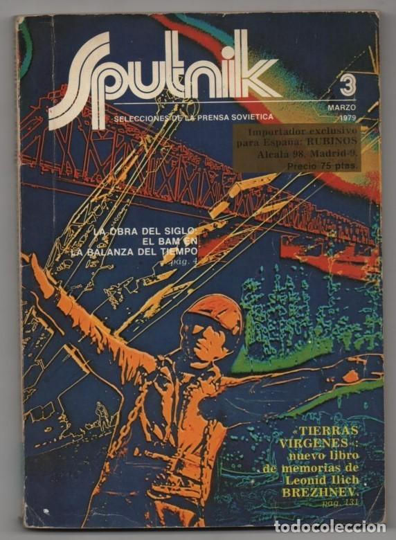 Coleccionismo de revistas y peri&oacute;dicos: Sputnik 3, marzo 1979. Selecciones de prensa sovi&eacute;tica