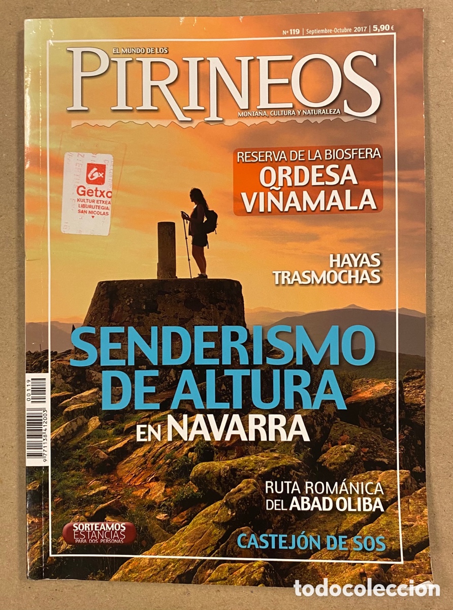Coleccionismo de revistas y peri&oacute;dicos: REVISTA PIRINEOS N&deg; 119 (2017). SENDERISMO DE ALTURA EN NAVARRA, CASTEJ&Oacute;N DE SOS, ORDESA VI&Ntilde;AMALA,&hellip;