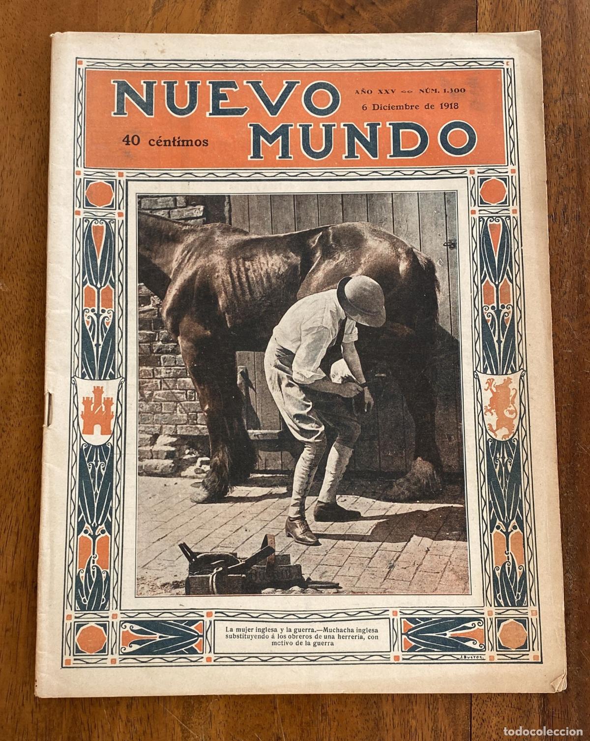 Colecionismo de Revistas e Jornais: Nuevo Mundo n&ordm; 1300. Diciembre de 1918