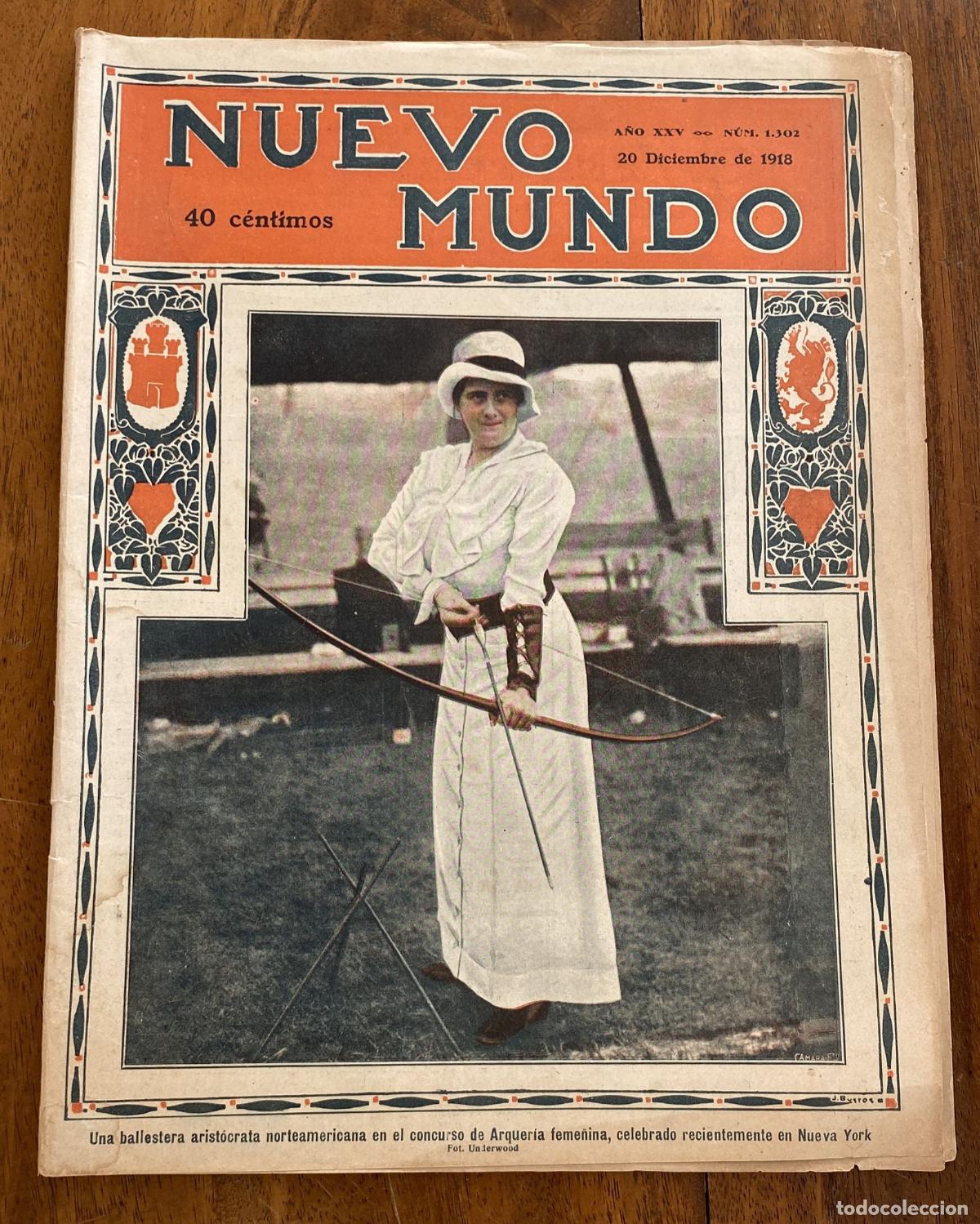 Colecionismo de Revistas e Jornais: Nuevo Mundo n&ordm; 1302. 20 de Diciembre de 1918