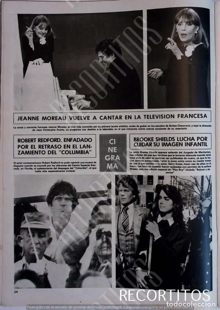 Sammeln von Zeitschriften und Zeitungen: JEANNE MOREAU ROBERT REDFORD BROOKE SHIELDS