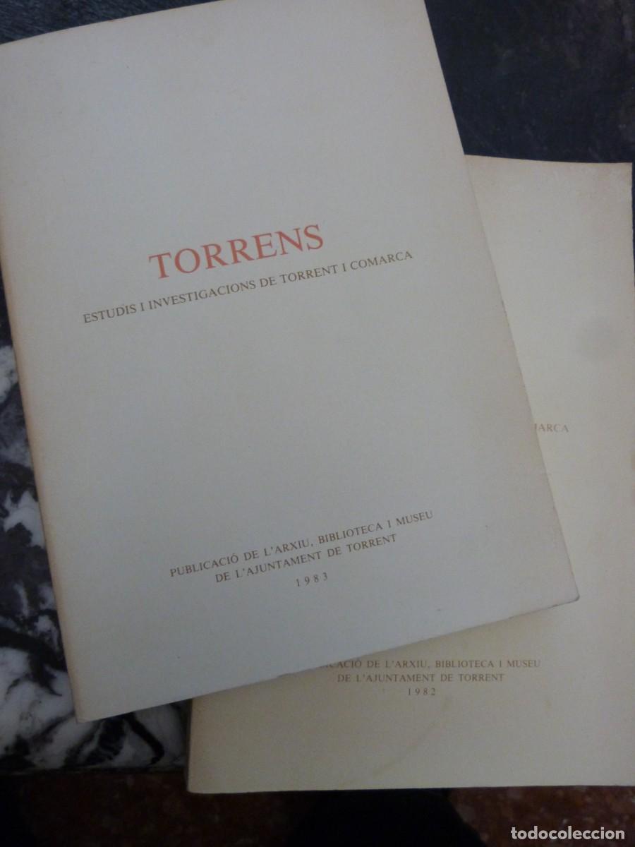 Coleccionismo de revistas y peri&oacute;dicos: TORRENS 1982-83, ESTUDIS I INVESTIGACIONS DE TORRENT I COMARCA, N&ordm; 1 Y 2, AJUNTAMENT TORRENT