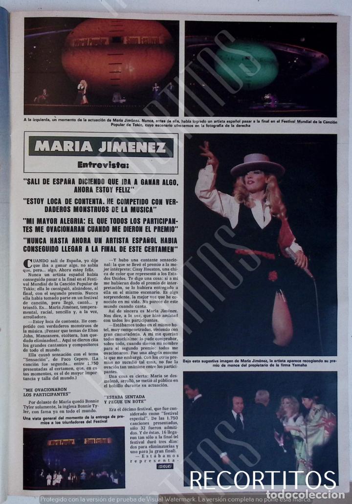 Coleccionismo de Revistas y Peri&oacute;dicos: MARIA JIMENEZ EN JAPON