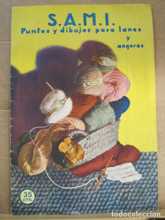 Collection Magazines and Newspapers: S.A.M.I. PUNTOS Y DIBUJOS PARA LANAS Y ANGORAS-NUMERO 2 DICIEMBRE 1934-REVISTA-VER FOTOS-(V-24.006)