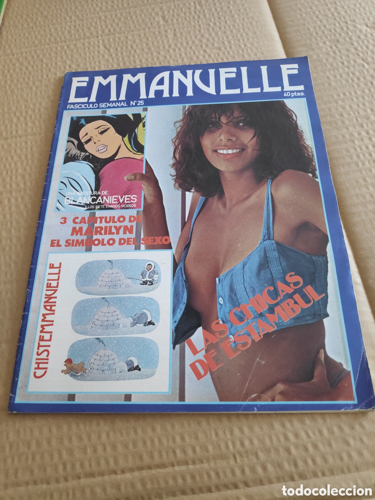 Coleccionismo de Revistas y Peri&oacute;dicos: REVISTA EROTICA EMMANUELLE 25 BLANCANIEVES TRANSICION ADULTOS CHICAS DE ESTAMBUL