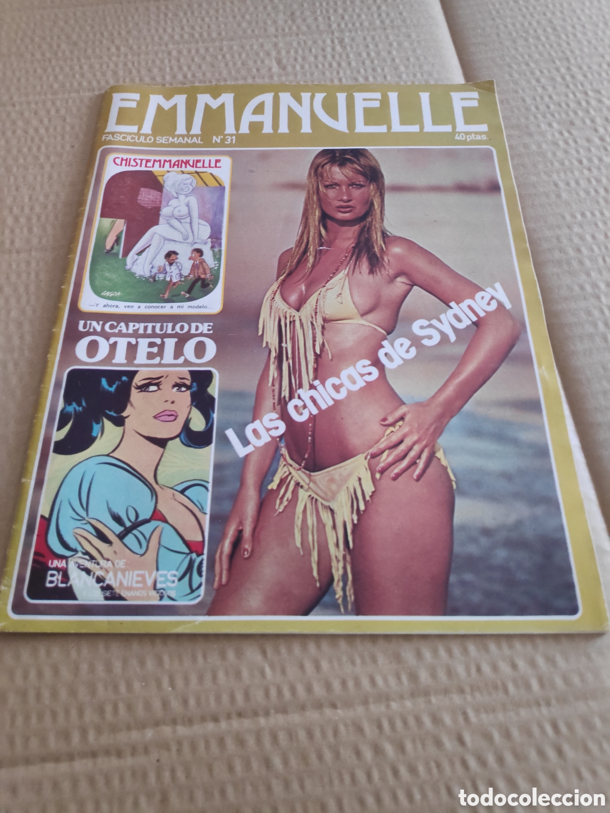 Coleccionismo de Revistas y Peri&oacute;dicos: REVISTA EROTICA EMMANUELLE 31 BLANCANIEVES TRANSICION ADULTOS CHICAS DE SYDNEY