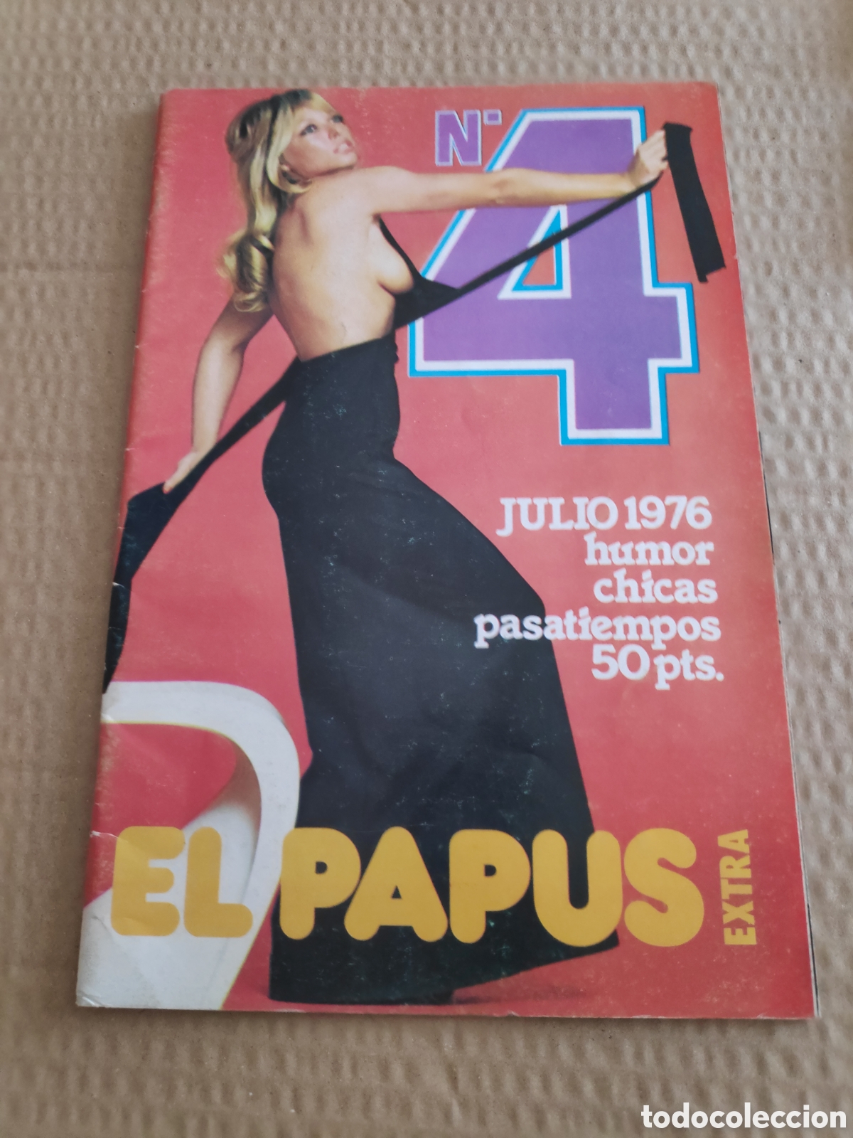 Coleccionismo de Revistas y Peri&oacute;dicos: EL PAPUS EXTRA 4 1976 REVISTA EROTICA TRANSICION