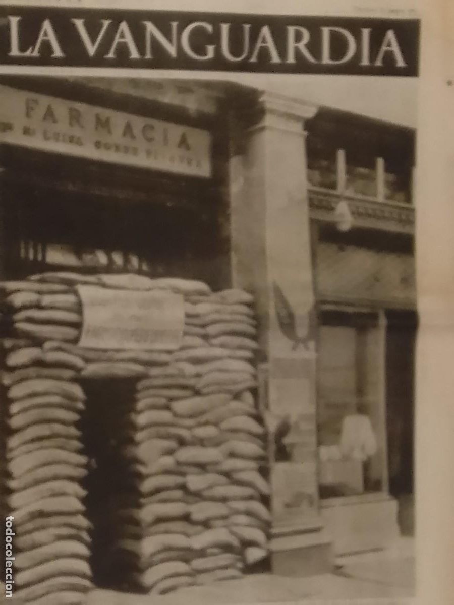 Coleccionismo de Revistas y Peri&oacute;dicos: LA VANGUARDIA. 11 Junio 1937. Madrid Rubio y Lluch. Refugiados