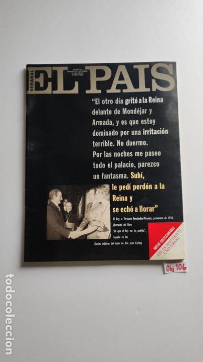 Collectionnisme de Revues et Journaux: El pa&iacute;s