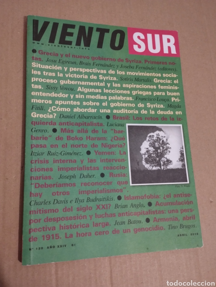 Coleccionismo de revistas y peri&oacute;dicos: REVISTA VIENTO SUR N&ordm; 139 (ABRIL 2015) GRECIA Y EL NUEVO GOBIERNO DE SYRIZA. PRIMERAS NOTAS