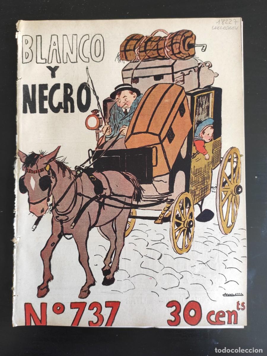 Collection Magazines and Newspapers: BLANCO Y NEGRO. N&ordm; 737. A&Ntilde;O 1905. EL REY EN INGLATERRA. LA DUQUESA DE VILLAHERMOSA. EL FUSIL-.. LEER