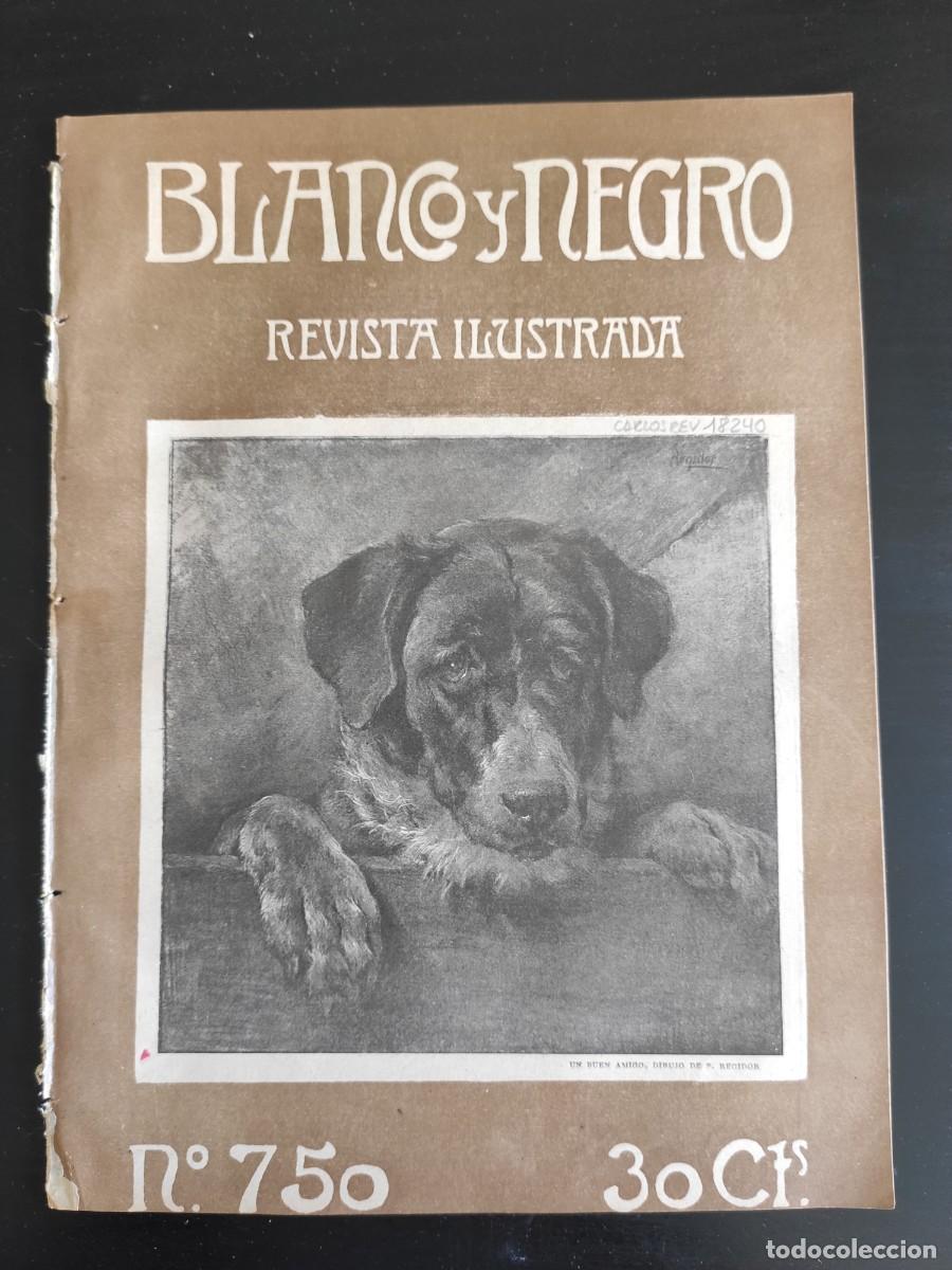 Collectionnisme de Revues et Journaux: BLANCO Y NEGRO. N&ordm; 750. A&Ntilde;O 1905. RETRATOS FAMOSOS, REMBRANDT. ESPA&Ntilde;A VIEJA, EL BURGO DE OSMA.. LEER