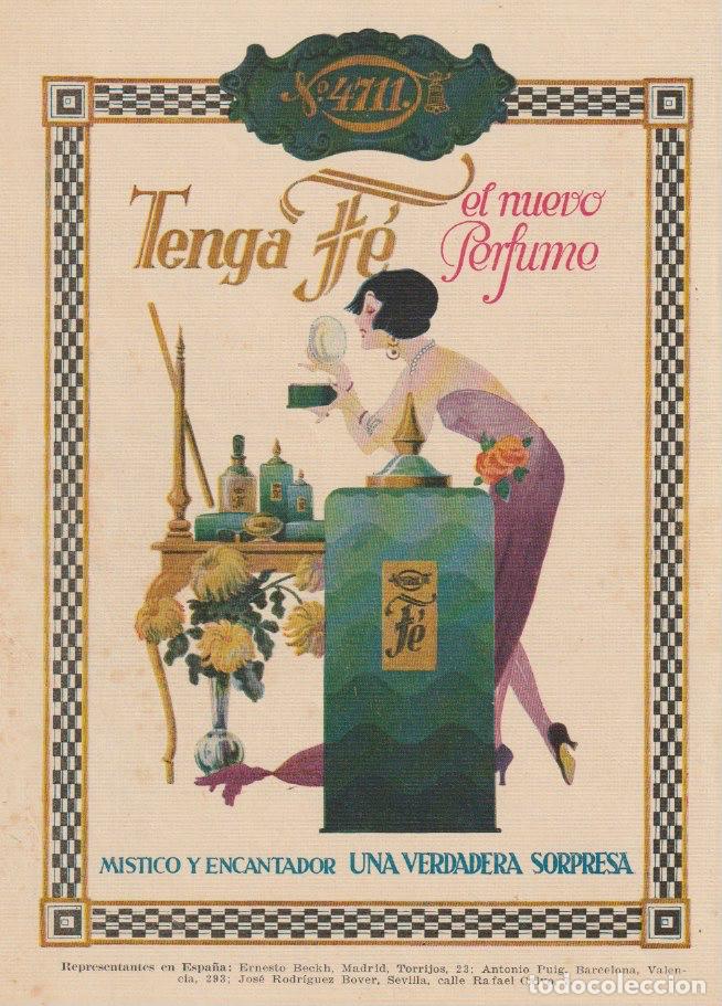 Coleccionismo de revistas y peri&oacute;dicos: Publicidad cosm&eacute;tica: perfume T&Eacute; - 1928