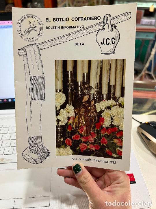 Coleccionismo de Revistas y Peri&oacute;dicos: REVISTA BOTIJO COFRADIERO - CUARESMA 1983- SEMANA SANTA SAN FERNANDO