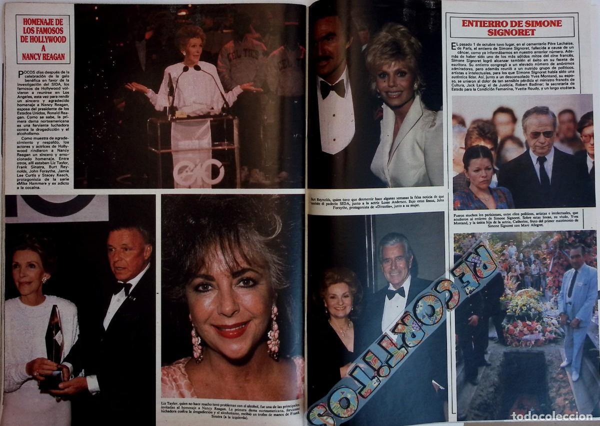 Coleccionismo de Revistas y Peri&oacute;dicos: elizabeth taylor burt reynolds lonie anderson john forsythe nancy reagaN YVES MONTAND