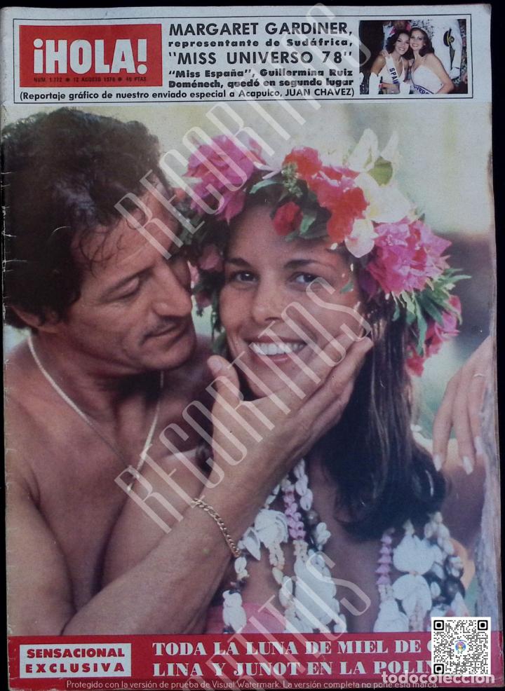 Colecionismo de Revistas e Jornais: recorte prtada carolina de monaco en la polinesia miss universo 78 margaret gardiner