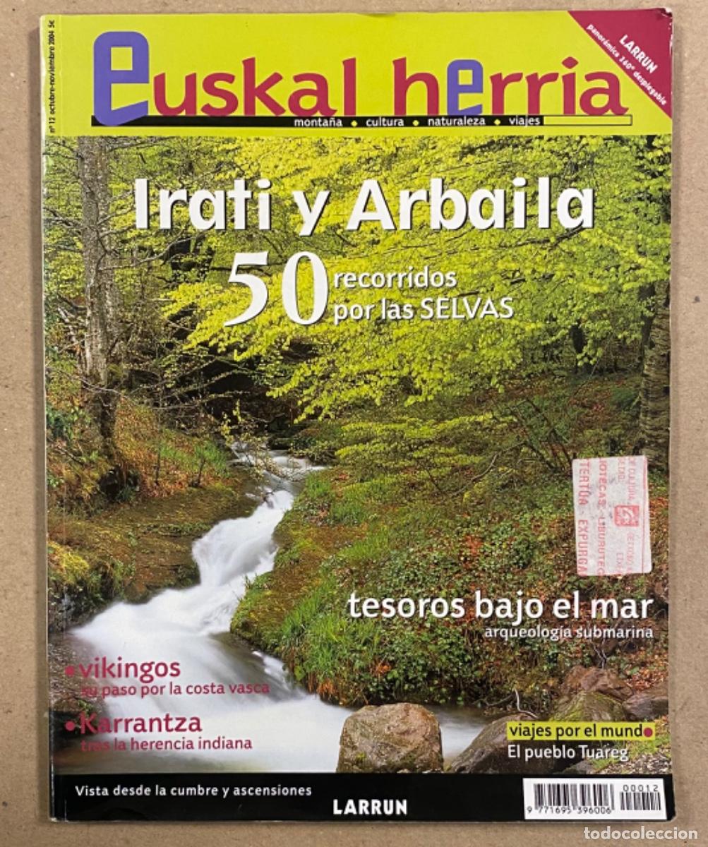 Coleccionismo de revistas y peri&oacute;dicos: REVISTA EUSKAL HERRIA N&deg; 12 (2005). IRATI Y ARBAILA, KARRANTZA, ARQUEOLOG&Iacute;A SUBMARINA, VIKINGOS,&hellip;
