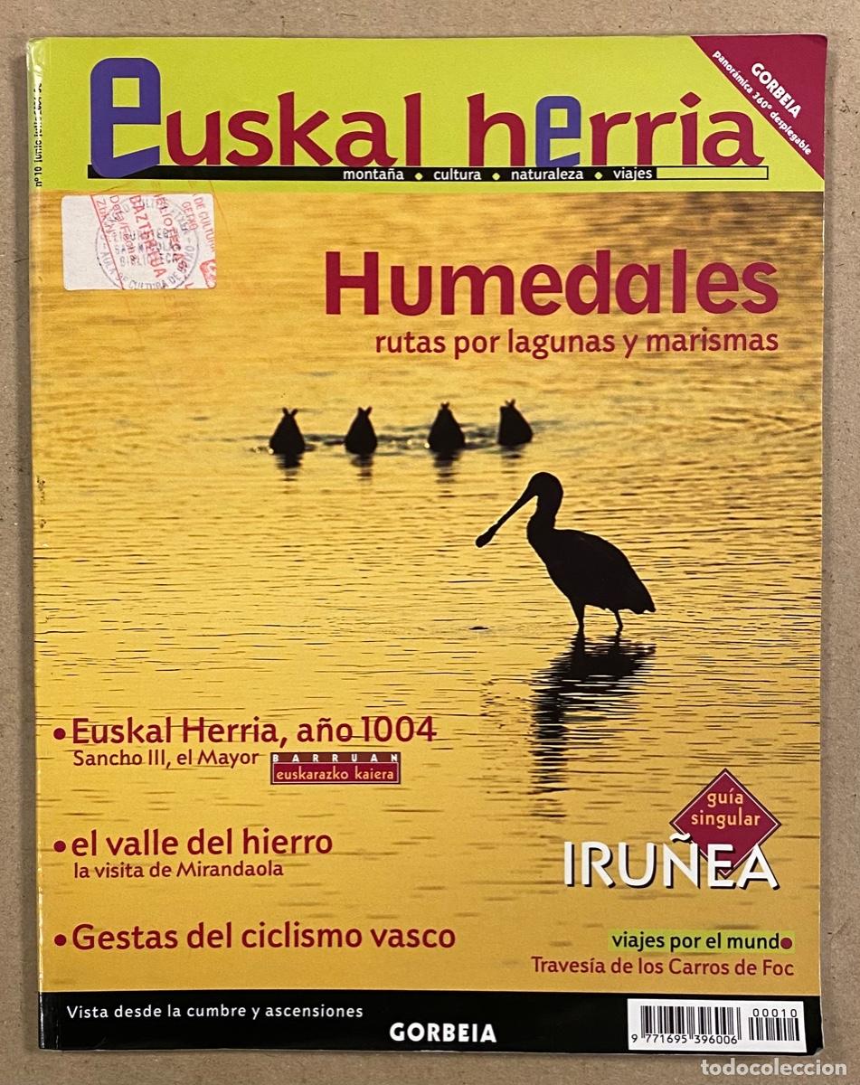 Coleccionismo de Revistas y Peri&oacute;dicos: REVISTA EUSKAL HERRIA N&deg; 10 (2005). HUMEDALES, CICLISMO VASCO, E.H. A&Ntilde;O 1004, IRU&Ntilde;EA,..