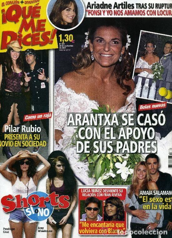 Coleccionismo de Revistas y Peri&oacute;dicos: QUE ME DICES N&ordm; 601 - SEPTIEMBRE 2008