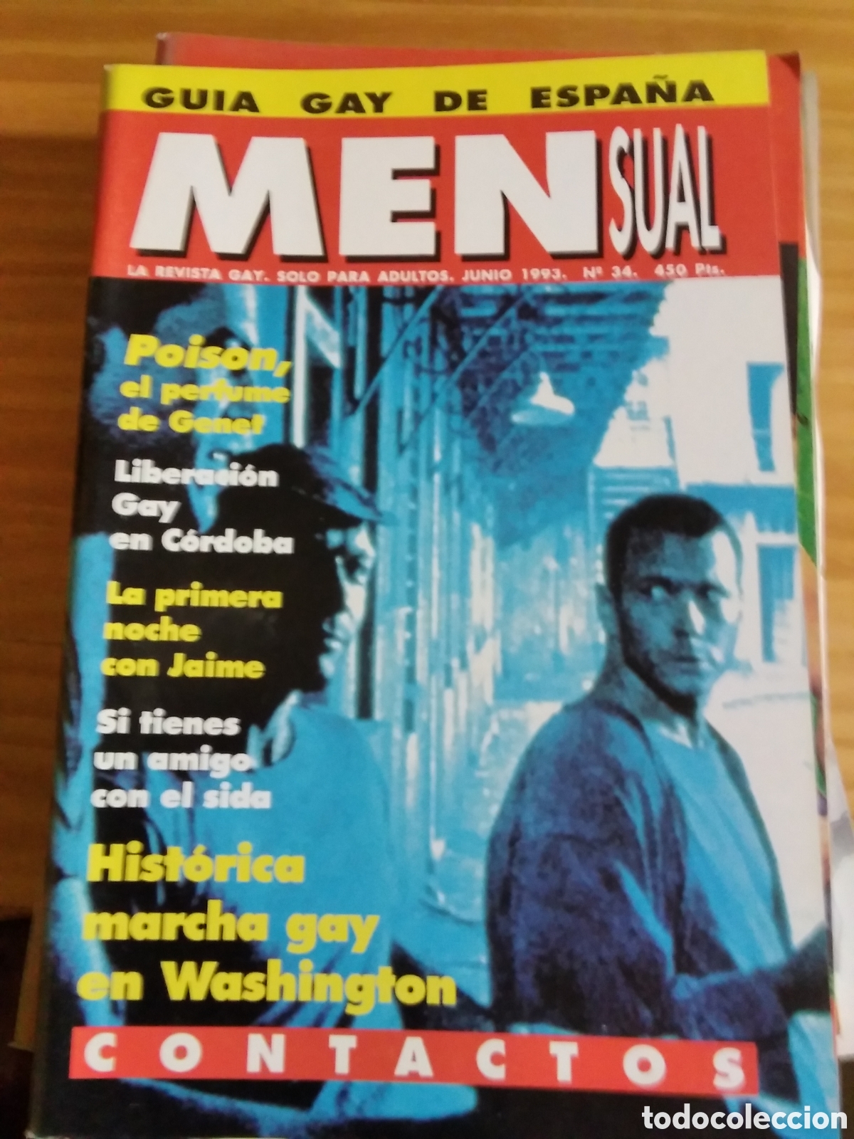 Coleccionismo de revistas y peri&oacute;dicos: Mensual la revista y gu&iacute;a gay de Espa&ntilde;a n&uacute;mero 34