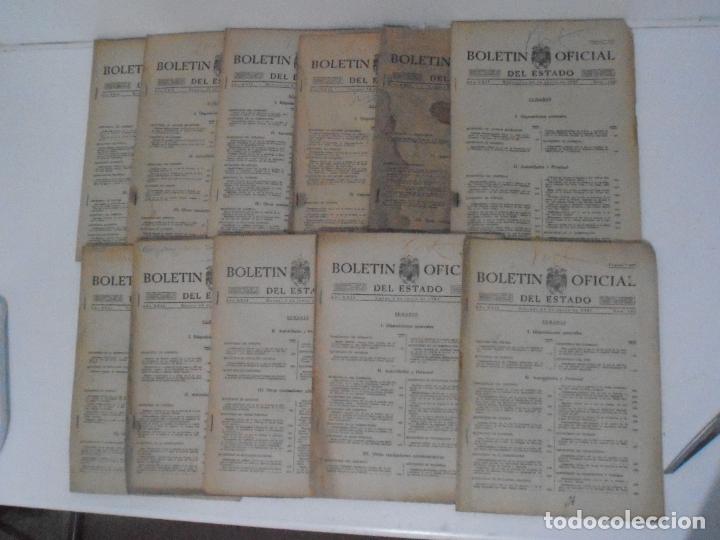 Collectionnisme de Revues et Journaux: LOTE 11 UNIDADES BOLETIN OFICIAL DEL ESTADO, A&Ntilde;OS 50