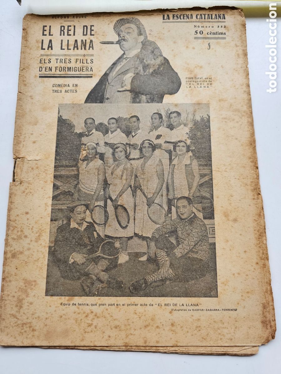 Collection Magazines and Newspapers: Revista de teatro La Escena Catalana n&deg;332 1930 Alfons Roure