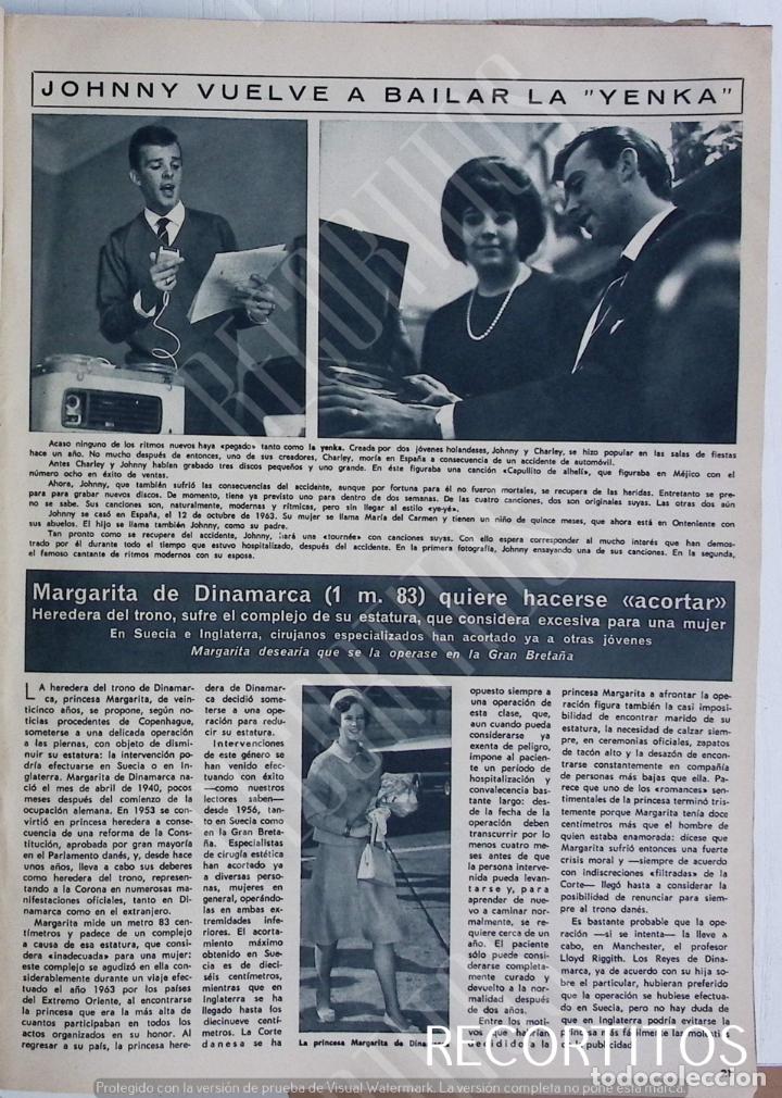 Sammeln von Zeitschriften und Zeitungen: JOHNNY LA YENKA MARGARITA DE DINAMARCA