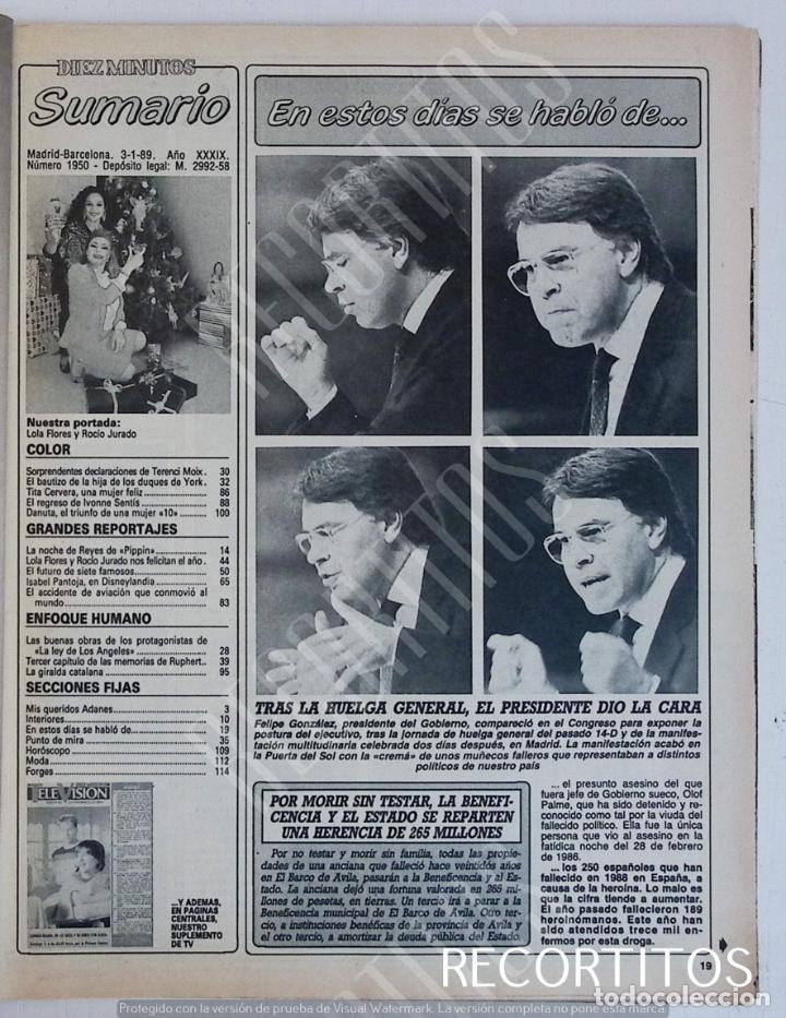 Coleccionismo de Revistas y Peri&oacute;dicos: LOLA FLORES ROCIO JURADO FELIPE GONZALEZ