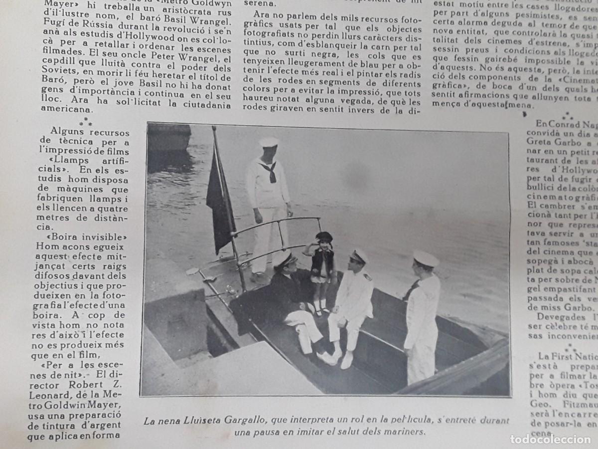 Colecionismo de Revistas e Jornais: LA NENA LLUISETA GARGALLO PELLICULA REVISTA ANY 1928