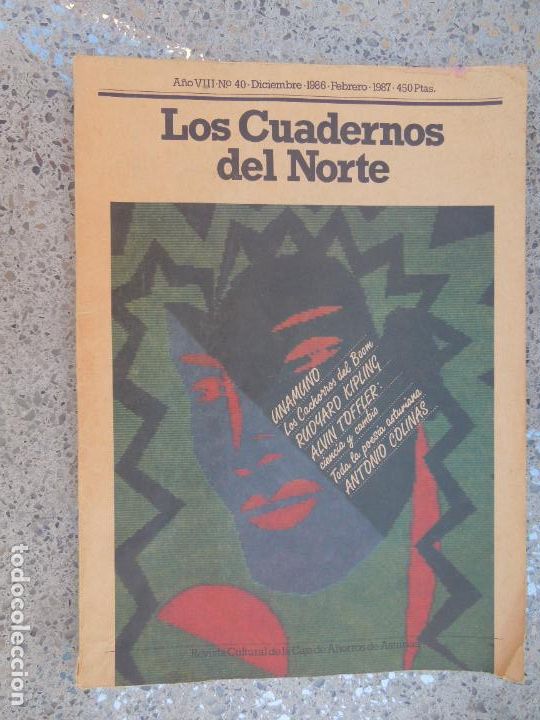 Coleccionismo de Revistas y Peri&oacute;dicos: LOS CUADERNOS DEL NORTE - N&ordm; 40 DICIEMBRE 1986- - UNAMUNO -ALVIN TOFFLER - ANTONIO COLINAS