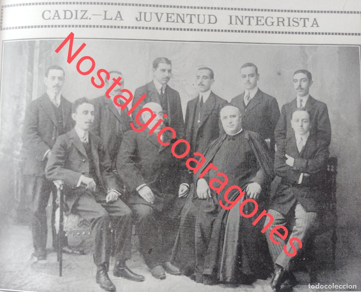 Collectionnisme de Revues et Journaux: Cadiz juventud integrista tradicionalista foto revista principio siglo XX 191K